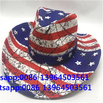 Sombrero de paja unisex para niño estilo occidental hecho a mano