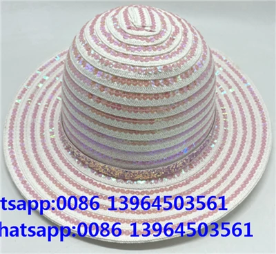 Sombrero de verano con lentejuelas para mujer