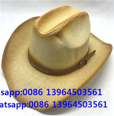 Sombrero Fedora de paja para hombre pescador con parasol