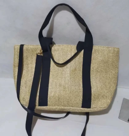 Bolso de playa duradero de paja Beidge