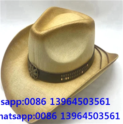 Sombrero vaquero de paja vintage