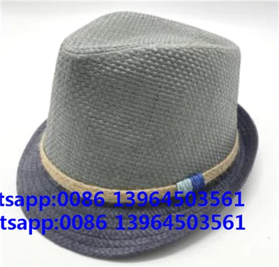 Gorra de sombrero de hombres grises fríos