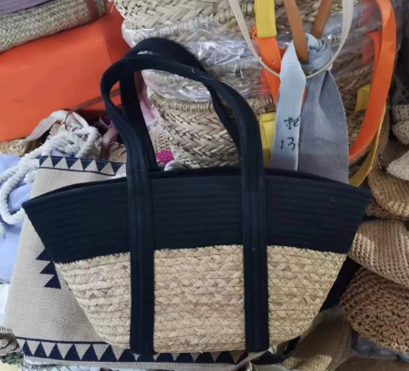 Bolsa de hombro para mujeres jacinadas de agua y cuerda de algodón