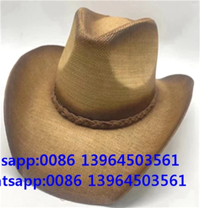 Sombrero para el sol liso tejido con paja salada