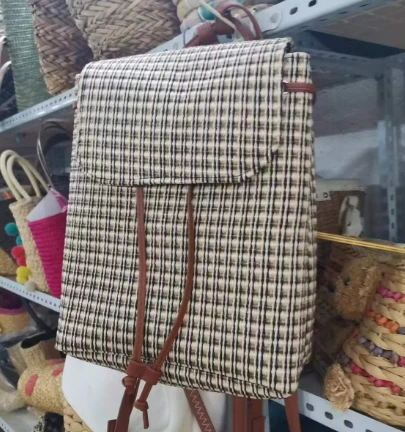 Bolsa de mochila de mujeres tejidas de PP