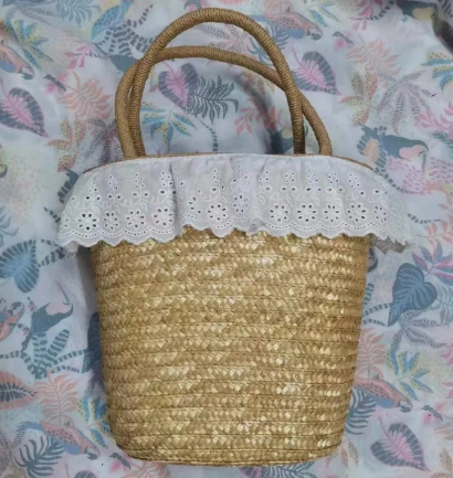 Bolso Pequeño Mujer Trigo Natural