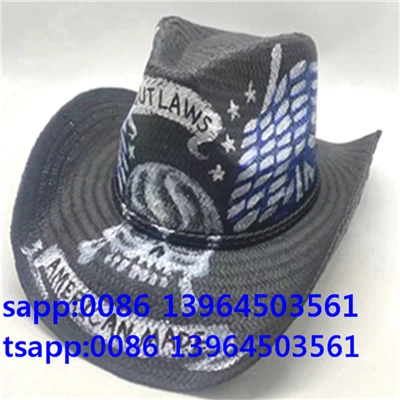 Sombrero de vaquero con patrón masculino para la vida diaria