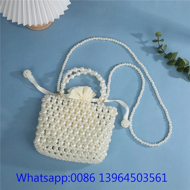 Bolso de cuentas de perlas de Crossboday