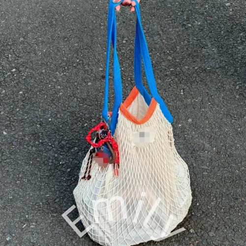 Bolsas de algodón bolsas de compras de malla