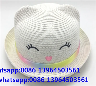 Lindo sombrero de verano para niños