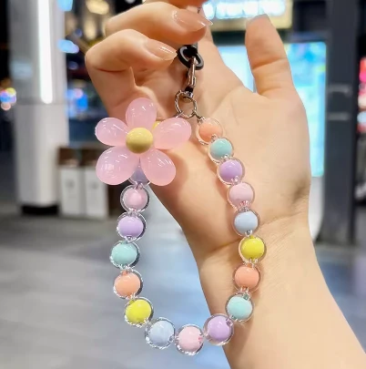 Pulsera con dije para teléfono para niña