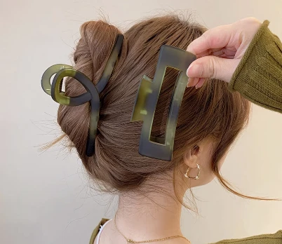Pinzas de plástico para el pelo de mujer