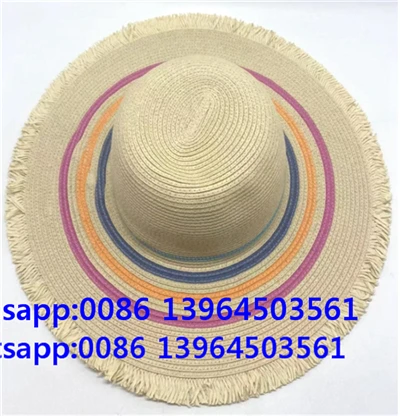 Dama linda sombrero de primavera de verano