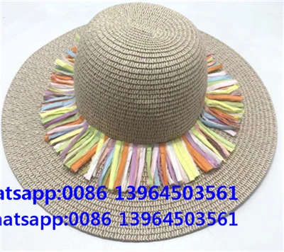 Sombrero de paja de moda para dama