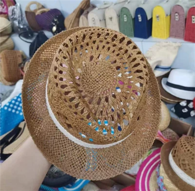 Sombrero de verano hueco de papel transpirable