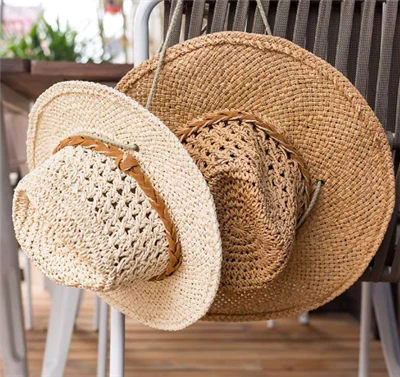 Sombrero de verano de mujeres hechas a mano hechas a mano