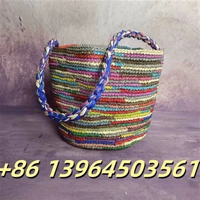 Bolso de mujer rafia real