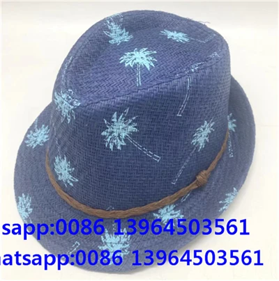 Sombrero de sol de vaquero azul paja