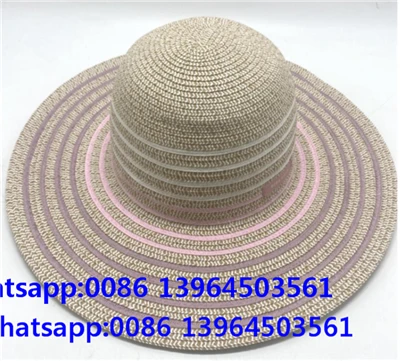 Sombrero para el sol de ala ancha y multicolor resistente a los rayos UV