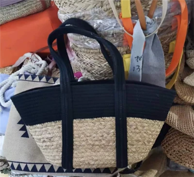 Bolsa de hombro para mujeres jacinadas de agua y cuerda de algodón