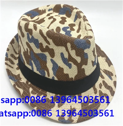 Sombrero fedora de ala corta con diseño de puntos decorativos