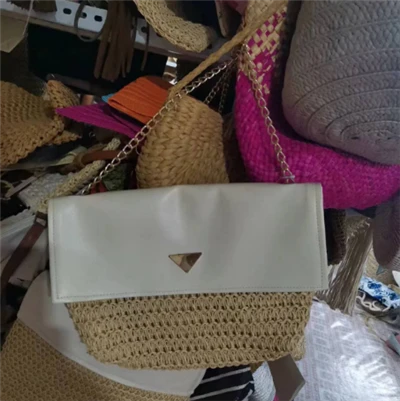 Bolso de playa de mujeres hechas a mano de gran tamaño