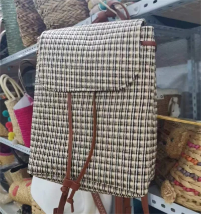 Bolsa de mochila de mujeres tejidas de PP