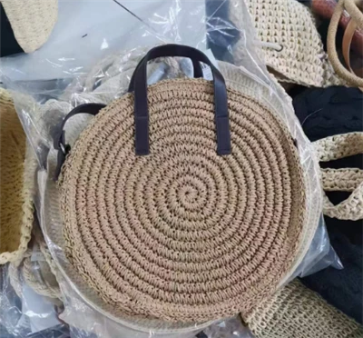 Bandolera Niña Redonda Pequeña Marrón