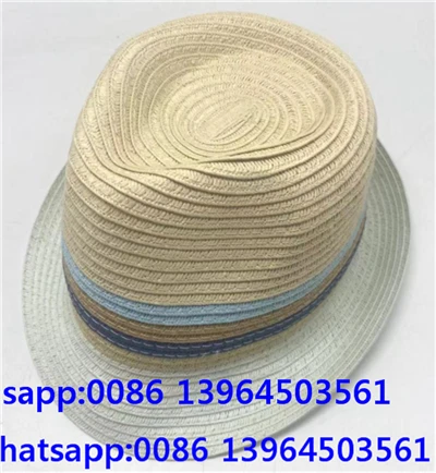 Sombrero Fedora de color claro para hombre