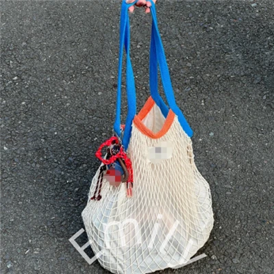 Bolsas de algodón bolsas de compras de malla