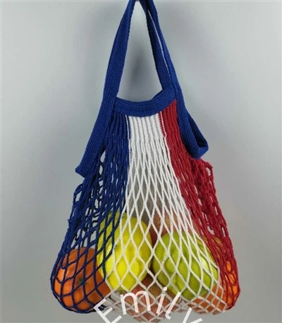 Bolsas de red de compras de malla de algodón