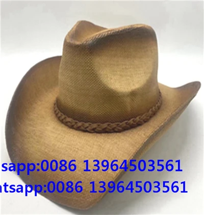 Sombrero de caballero Sombrero de paja Sombrero de vaquero Sombrero de playa para exteriores