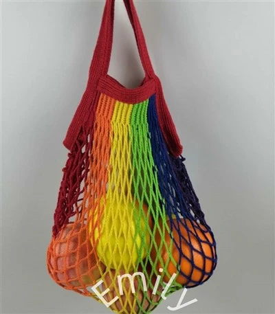 Bolsos de red de verduras de cocina