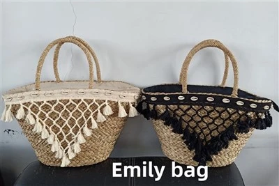 Bolsas de paja de hombro para mujeres