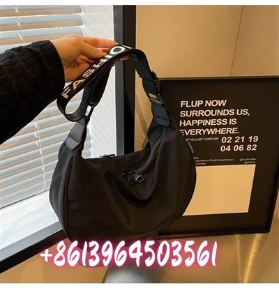 Bolsa de hombro pequeño de nylon para mujeres