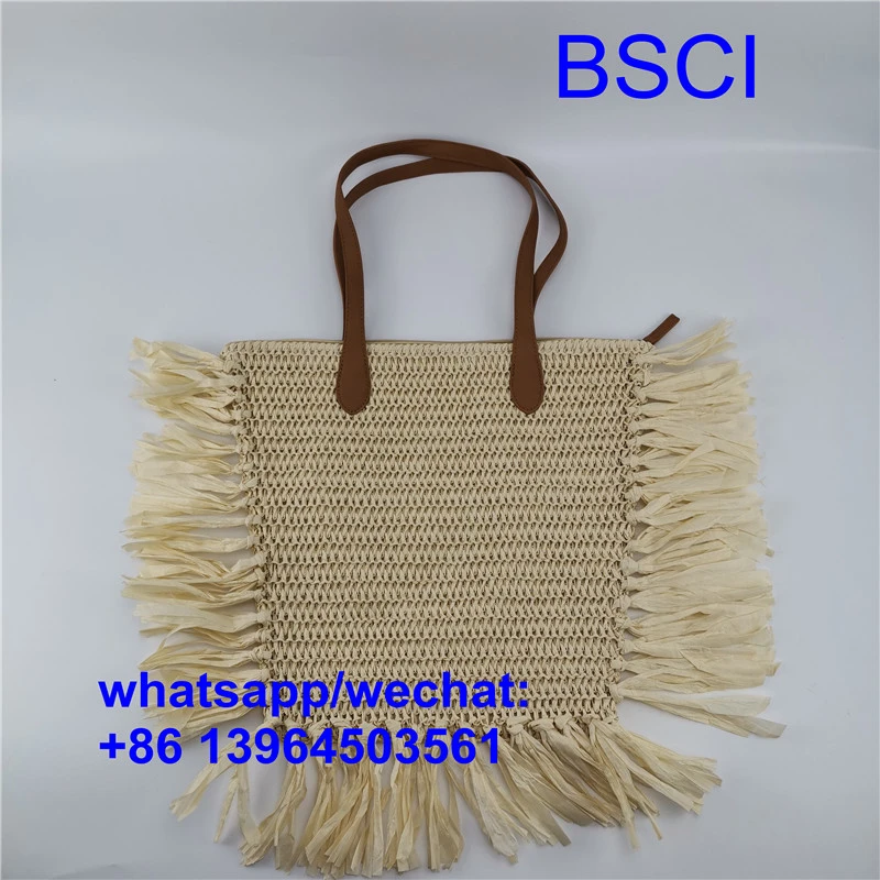 Bolsas de playa de paja de verano