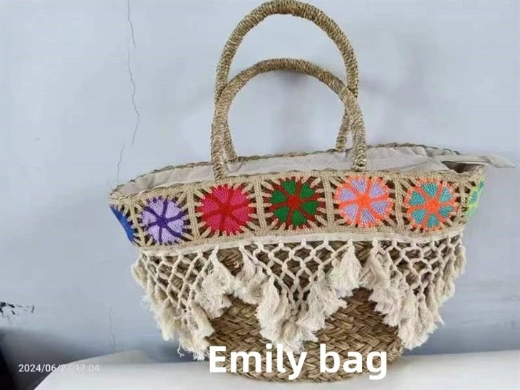 Bolsos de mujer Mujeres Bolsas de bolso de paja de verano
