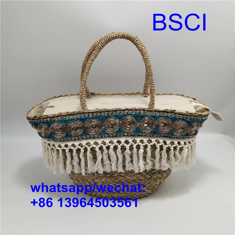 Bolsas de playa de paja para mujeres